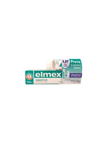 Elmex sensitive - dentifricio per denti sensibili 100 ml + elmex sensitive collutorio 100 ml