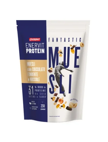 Enervit protein muesli cioccolato e nocciola 230 g Enervit protein muesli cioccolato e nocciola 230 g