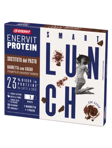 Enervit protein sostituto pasto fondente 3 barrette 58 g Enervit protein sostituto pasto fondente 3 barrette 58 g