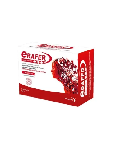 Erafer+++ integratore di ferro 30 bustine Erafer+++ integratore di ferro 30 bustine