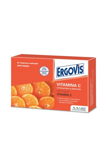 Ergovis vitamina c 500mg 30 compresse masticabili