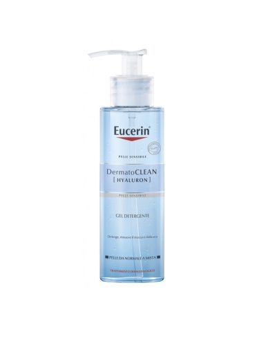 Eucerin dermatoclean - gel detergente viso - 200 ml