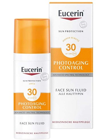 Eucerin sun protection photoaging control - crema solare viso con protezione alta spf 30 - 50 ml