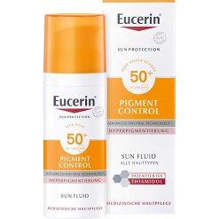 Eucerin Sun Protection Pigment Control - Crema Solare Viso Anti-Macchie con Protezione Molto Alta SPF 50+ - 50 ml