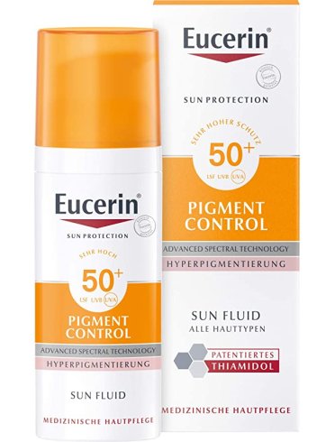 Eucerin sun protection pigment control - crema solare viso anti-macchie con protezione molto alta spf 50+ - 50 ml