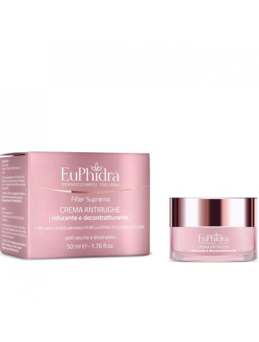 Euphidra crema viso antirughe riducente e decontrattuante 50 ml