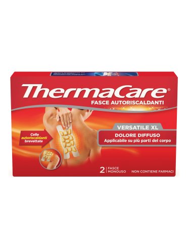 Thermacare - fasce versatili xl autoriscaldanti per i dolori della schiena - 2 pezzi