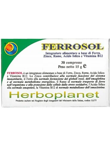 Ferrosol 30 compresse Ferrosol 30 compresse