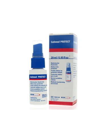 Film barriera protettiva cutanea cutimed protect film in spray da 28ml per cute integra 12 pezzi Film barriera protettiva cutanea cutimed protect film in spray da 28ml per cute integra 12 pezzi