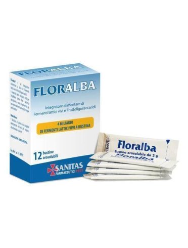 Floralba integratore di probiotici 12 bustine