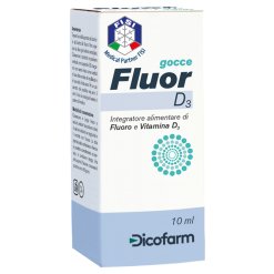 Fluor D3 Gocce Integratore di Vitamina D 10 ml