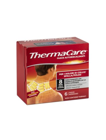 Thermacare - fasce autoriscaldanti per i dolori di collo spalla e polso - 6 pezzi