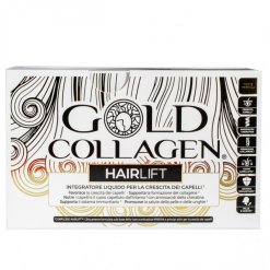 Gold Collagen Hairlift Integratore Crescita Capelli 10 Flaconcini