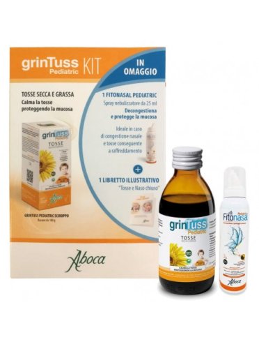 Grintuss pediatric kit con sciroppo e nebulizzatore spray