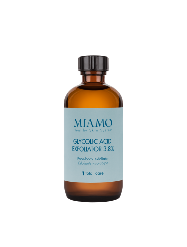 Miamo total care glycolic acid exfoliator 3,8% 120 ml esfoliante viso-corpo