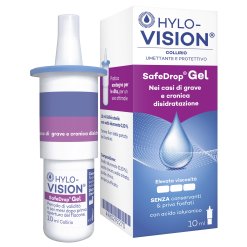 Hylovision SafeDrop Gel - Collirio Umettante e Protettivo - 10 ml