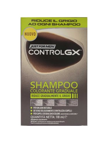 Just for men control gx shampoo colorante graduale 150 ml