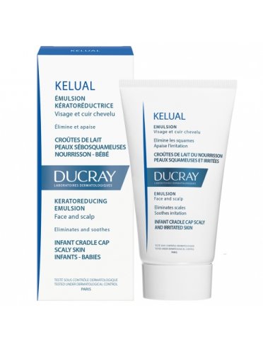 Ducray kelual - emulsione fluida viso e capelli - 50 ml