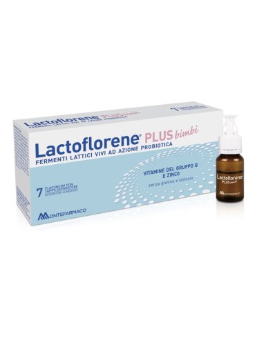 Lactoflorene plus bimbi - integratore di fermenti lattici - 7 flaconcini