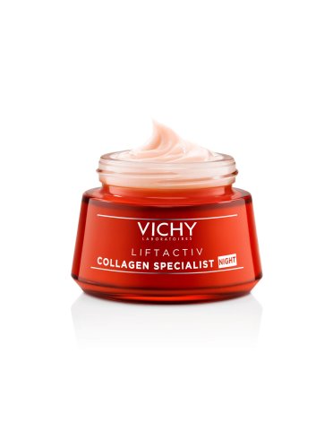Vichy liftactiv collagen specialist - crema viso notte anti-rughe - 50 ml