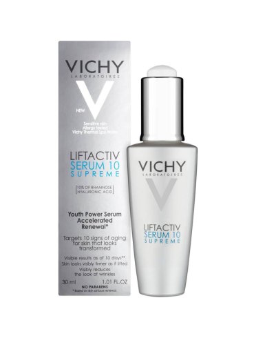 Vichy liftactiv supreme serum 10 - siero viso anti-età ultra concentrato - 30 ml