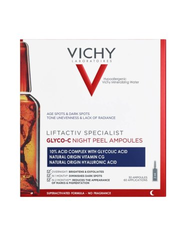 Vichy liftactiv specialist glyco-c - fluido anti-macchie - 30 ampolle da 2 ml