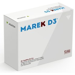 MAREK D3 - Integratore di Calcio e Vitamina D3 - 20 Bustine