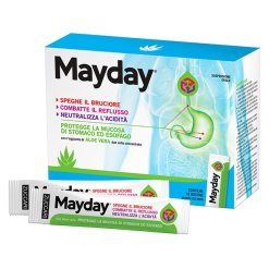 Zuccari Mayday - Trattamento di Bruciore, Reflusso e Acidità - 24 Stick x 10 ml