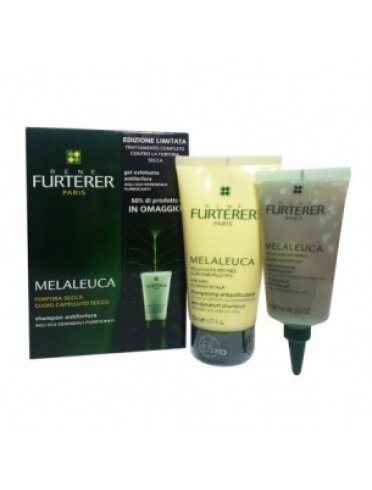 Rene furterer melaleuca cofanetto shampoo forfora secca 150 ml + gel esfoliante 75 ml