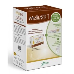 Aboca Melilax Kit Adulti - Microclisma Evacuativo 6 Pezzi + BioPomata NeoFitoroid Crema Rettale 40 ml