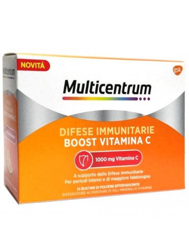 Multicentrum difese immunitarie boost integratore 14 bustine