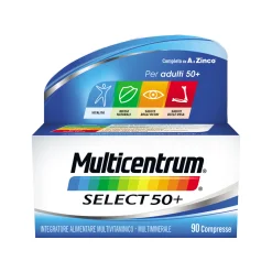 Multicentrum Select 50+ - Integratore Multivitaminico - 90 Compresse