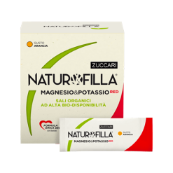 ZUCCARI NATUROFILLA MAGNESIO & POTASSIO RED GUSTO ARANCIA 14 STICK PACK