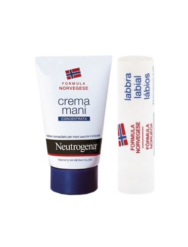 Neutrogena bundle crema mani concentrata 75 ml + stick labbra