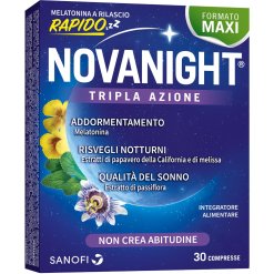 Novanight Rilascio Rapido - Integratore per Favorire il Sonno - 30 Compresse