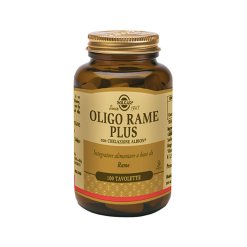 Solgar Oligo Rame Plus - Integratore di Rame - 100 Tavolette