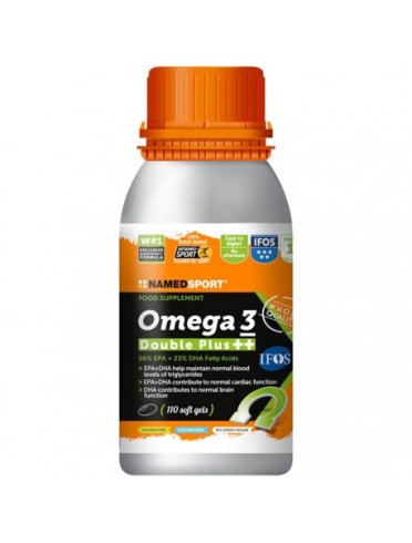 Named sport omega 3 double plus integratore funzione cardiovascolare 110 soft gel