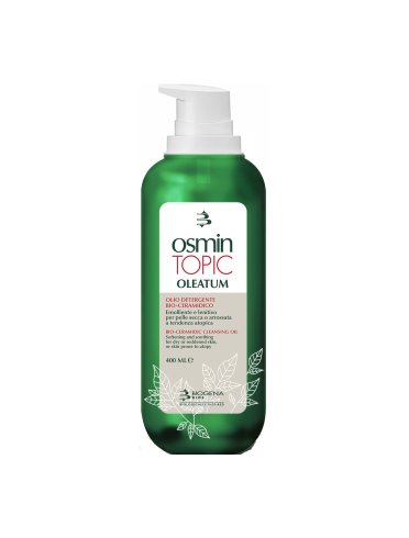 Biogena osmin topic oleatum - olio detergente emolliente lenitivo per pelle secca - 400 ml