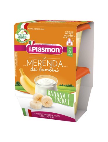 Plasmon banana yogurt as 2 x 120 g