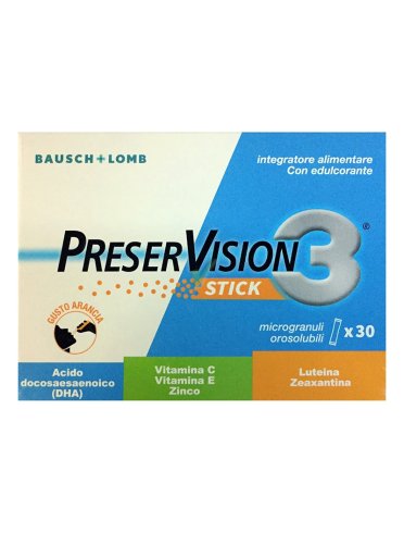 Preservision 3 - integratore antiossidante per il benessere della vista - 30 stick
