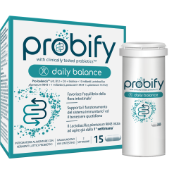 Probify Daily Balance - Integratore di Fermenti Lattici Probiotici - 15 Capsule