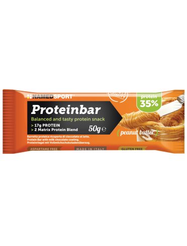 Named sport proteinbar - barretta proteica - gusto burro di arachidi