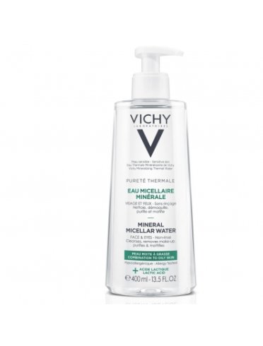 Vichy purete thermale - olio micellare struccante viso - 400 ml