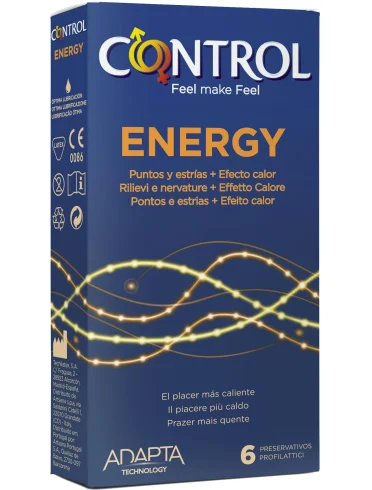 Profilattico control energy 6 pezzi Profilattico control energy 6 pezzi