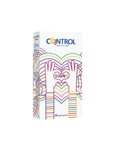 Profilattico control signs 6 pezzi Profilattico control signs 6 pezzi