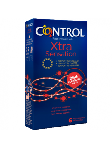 Profilattico control xtra sensation 6 pezzi