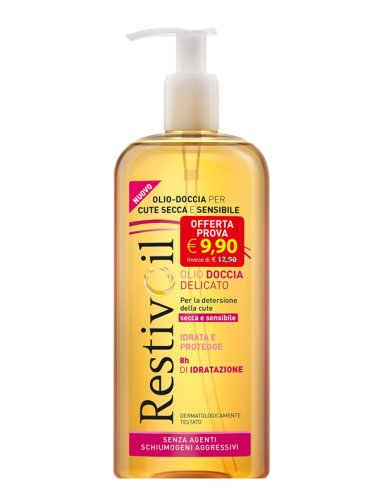Restivoil - detergente corpo olio doccia delicato - 400 ml
