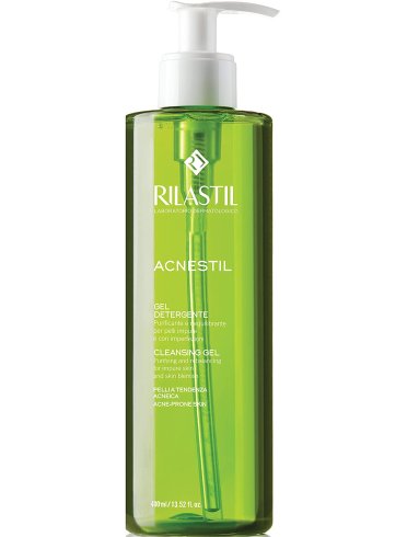 Rilastil acnestil - gel detergente viso per pelli impure - 400 ml