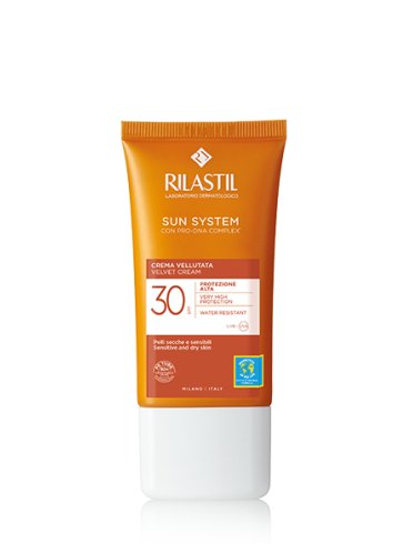 Rilastil sun system - crema solare viso vellutata protezione alta spf 30 - 50 ml