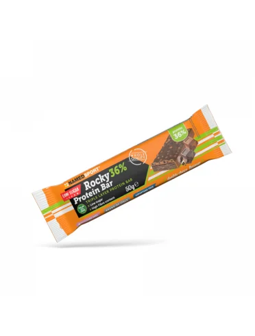 Named sport rocky 36% proteinbar - barretta proteica - gusto double choco Named sport rocky 36% proteinbar - barretta proteica - gusto double choco